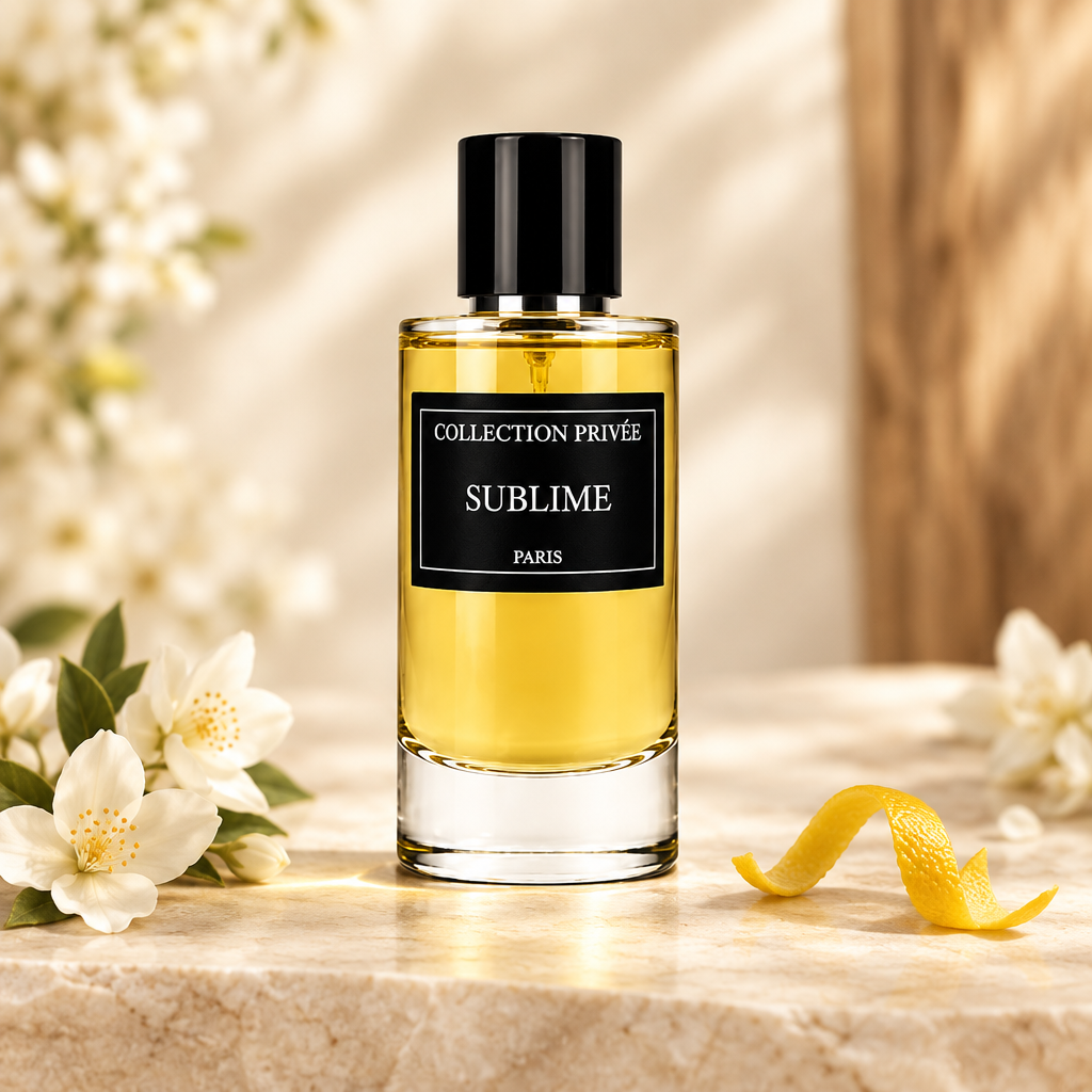 Sublime parfum met witte bloemen en citrus